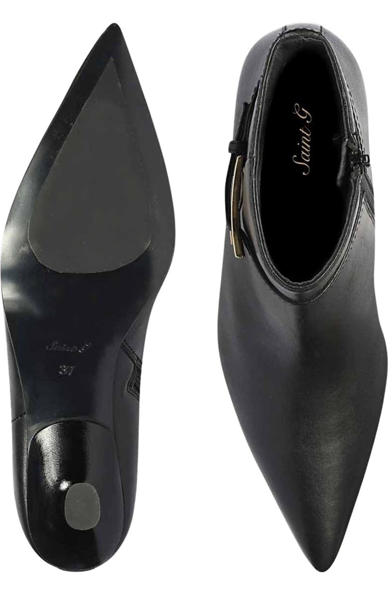 SAINT G Pera Pointed Toe Bootie, Alternate, color, Black