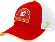 FANATICS Men's Fanatics Branded Red/White Calgary Flames Fundamental Adjustable Hat