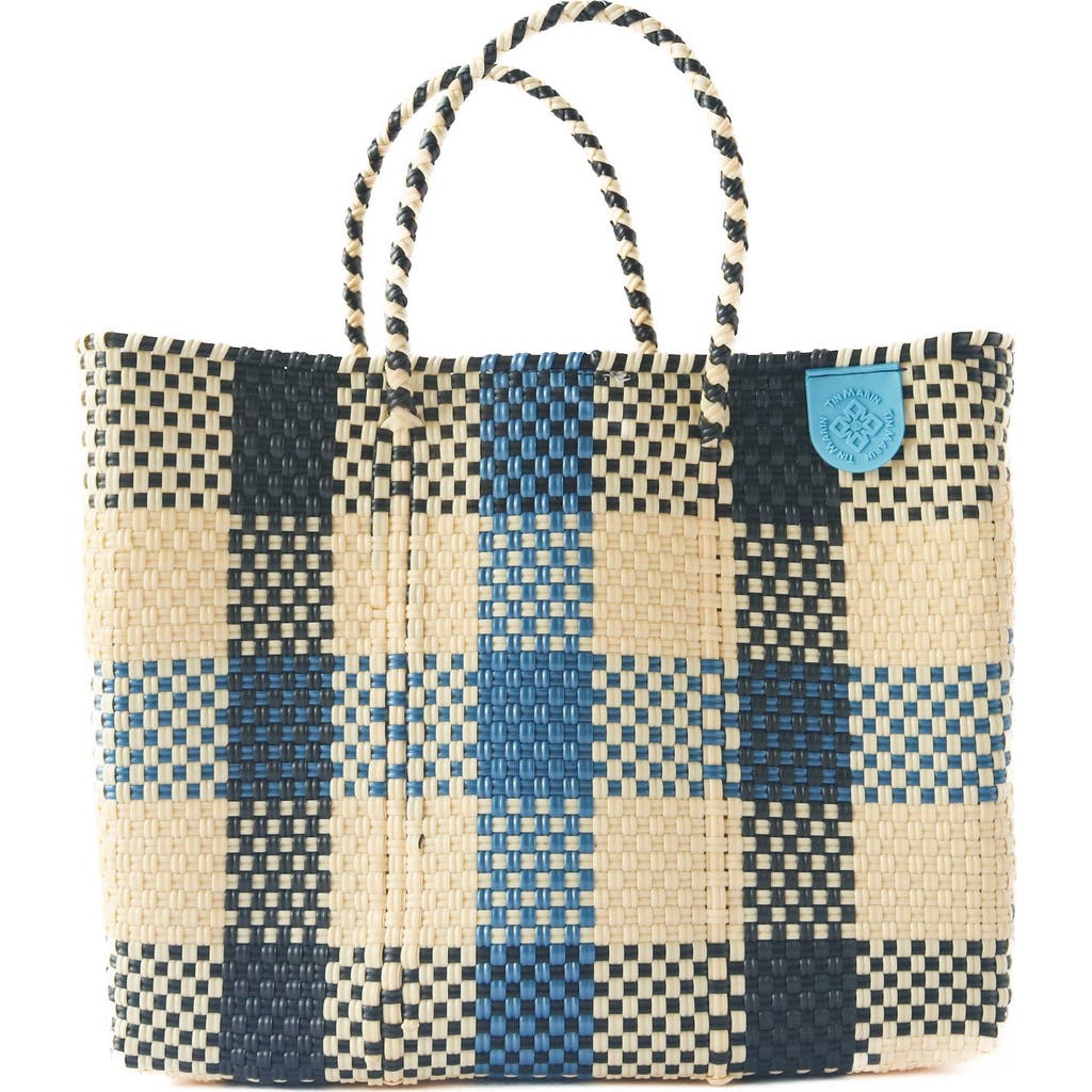 Tin Marin Cabo Medium Woven Resort Crossbody Bag In Neutral