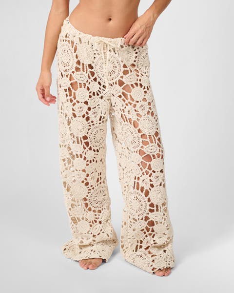Pull On Crochet Pant