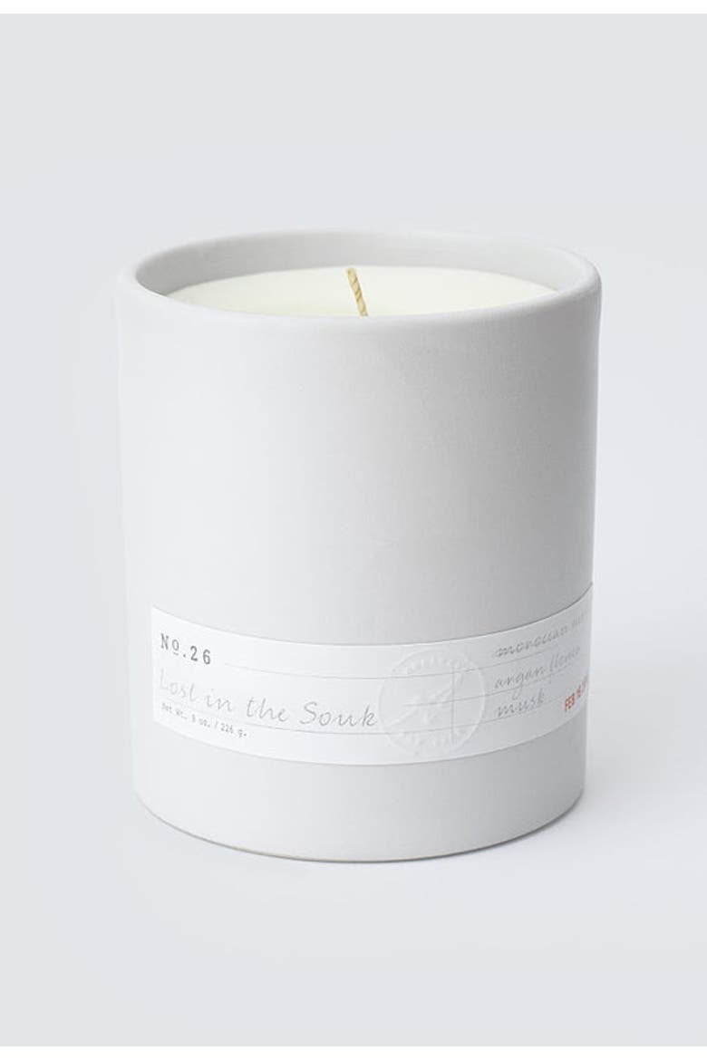 No. 26 In The Souk Scented Candle, Main, color, White