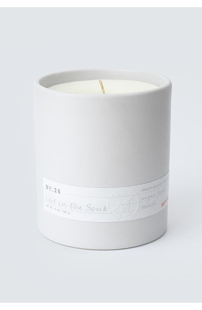 Aerangis No. 26 In The Souk Scented Candle, Main, color, White