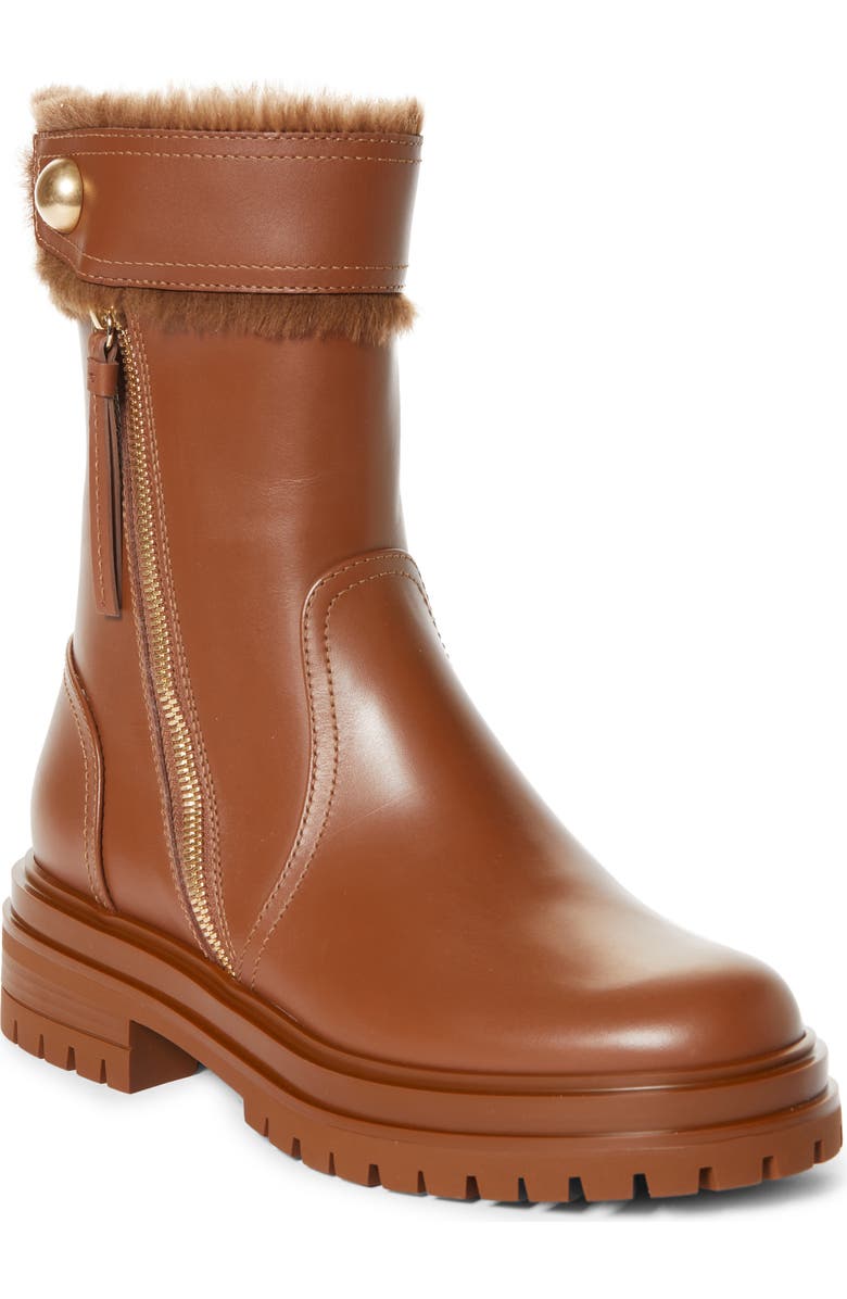 Gianvito Rossi Lug Platform Boot, Main, color,