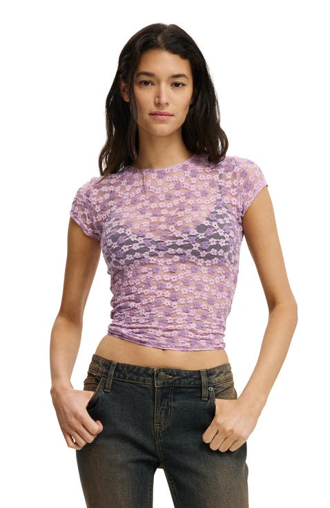 Women's Ashley Mesh Short Sleeve Top