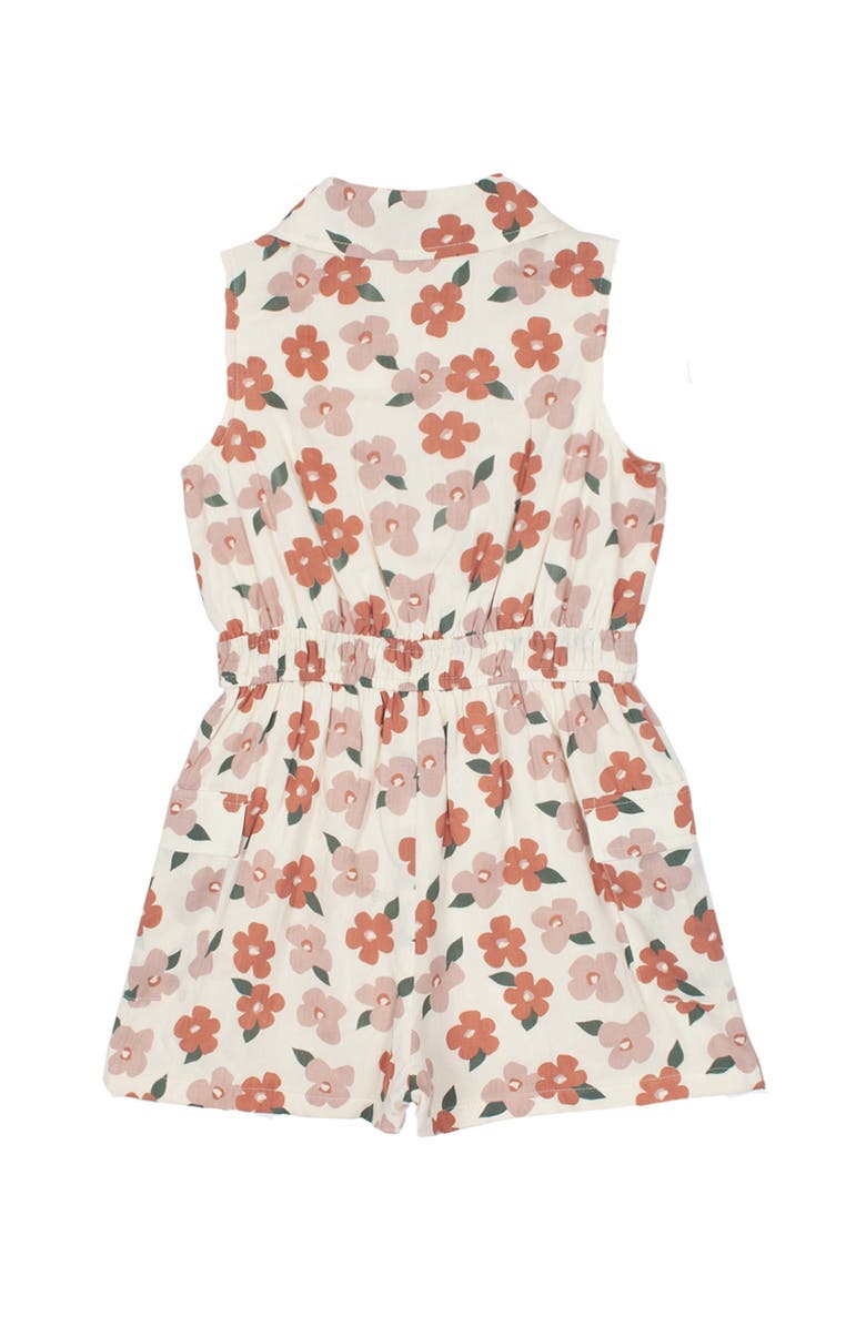 Mabel + Honey Mavery Floral Romper, Alternate, color, Pink