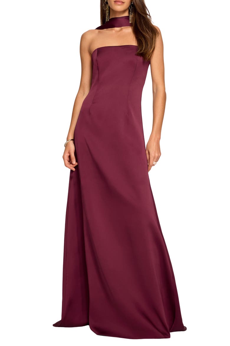 Karma Gown, Main, color, CRANBERRY