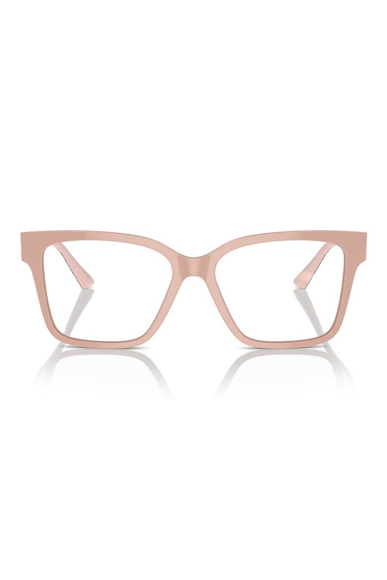 53mm Pillow Optical Glasses, Main, color, PINK / DEMO LENS