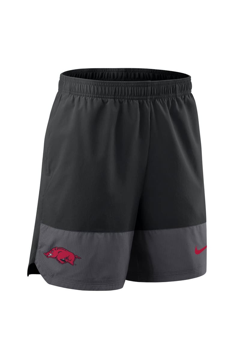 Nike Men's Nike Black Arkansas Razorbacks 2025 Sideline Performance Shorts, Alternate, color, Black