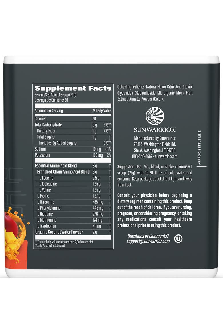 Active Aminos Powder, 570gm, Alternate, color, Mango