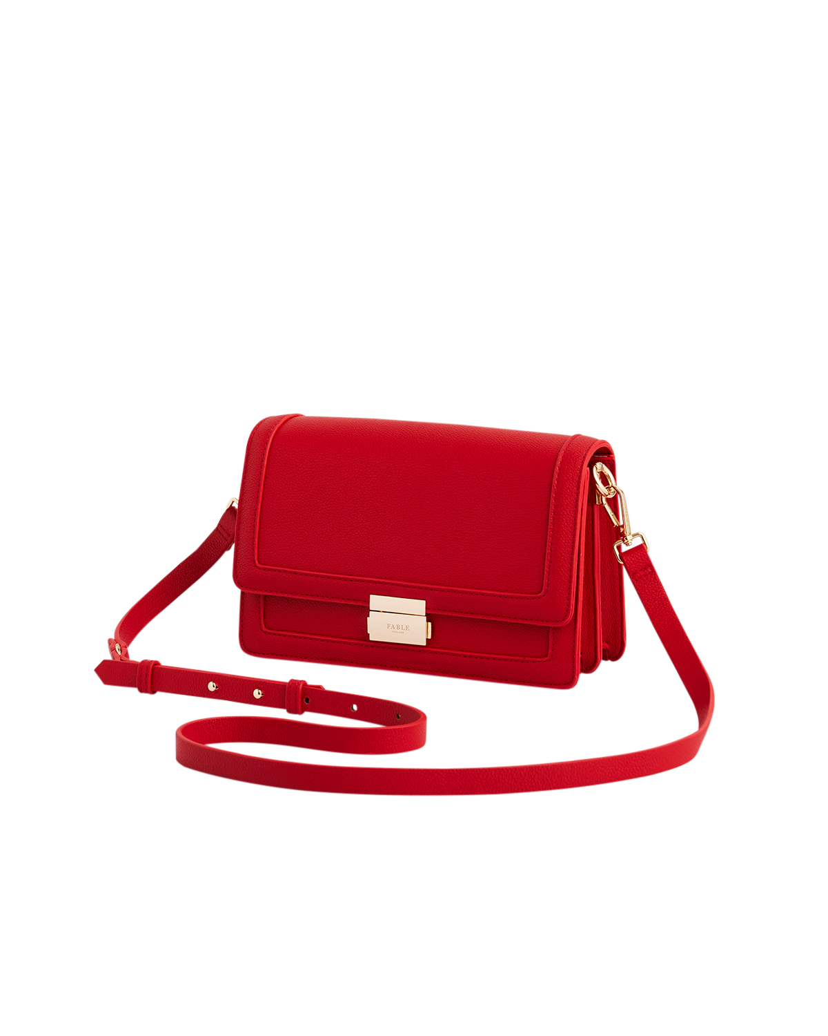 Fable England Kate Foldover Bag, Alternate, color, Red