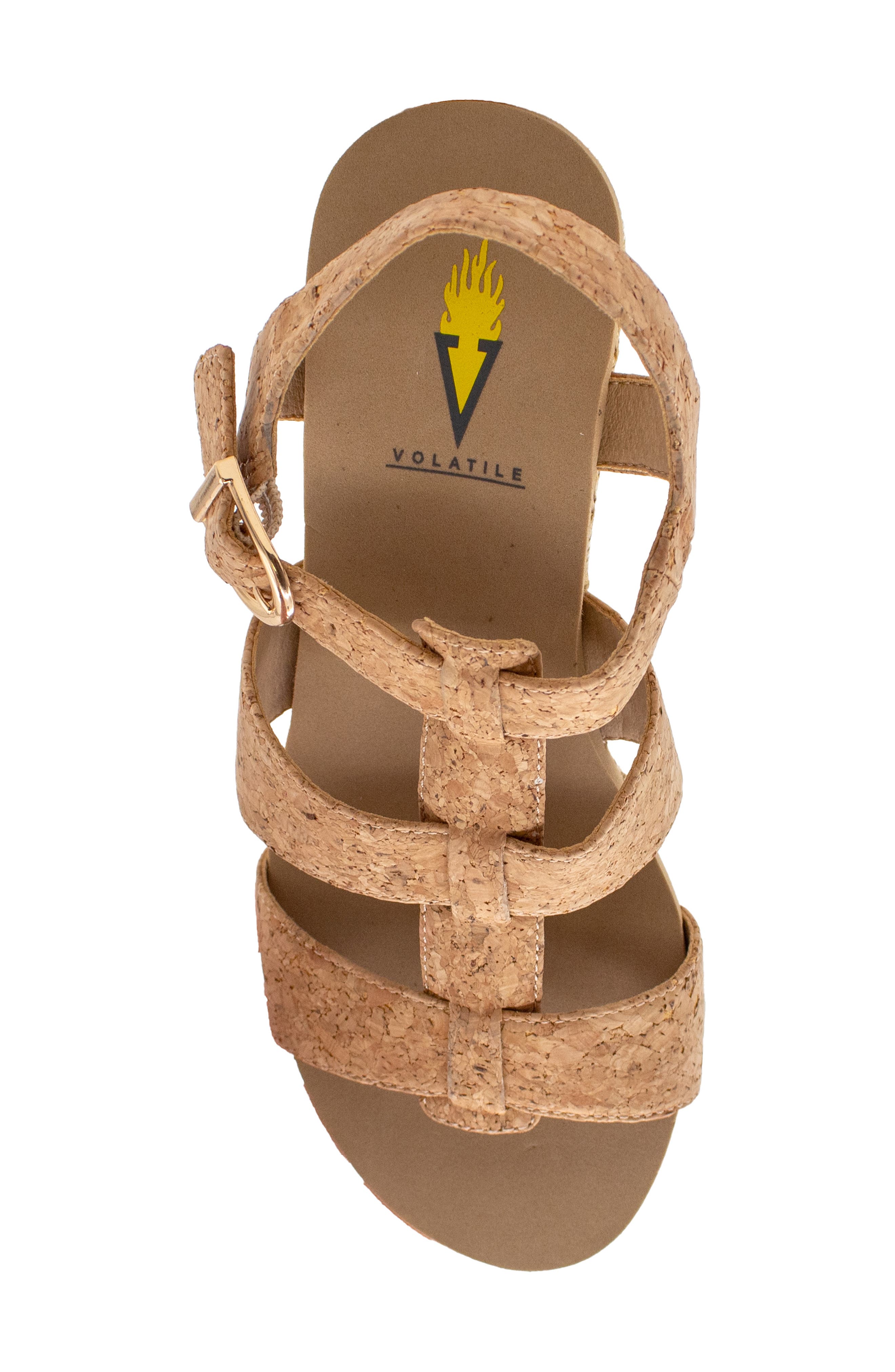 Volatile Crimini Platform Wedge Sandal, Alternate, color, 