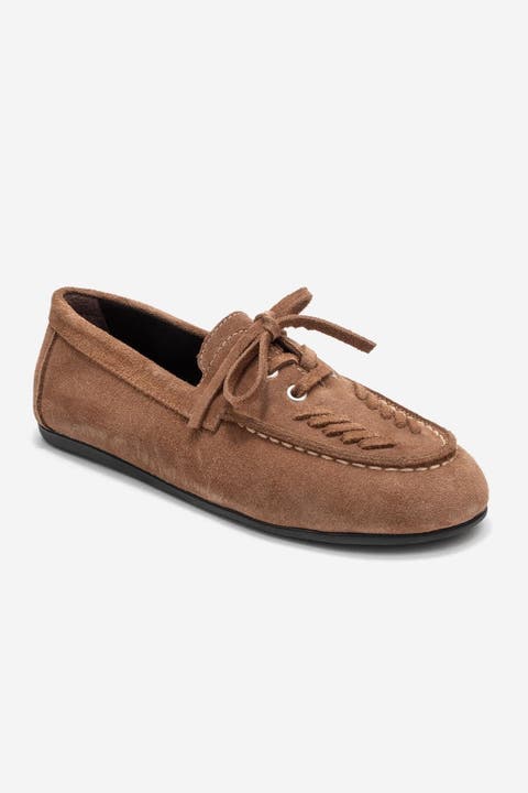 Lorven Leather Lace Up Loafer (Women)