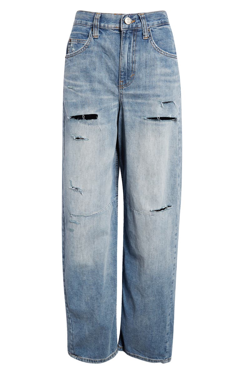 BDG Urban Outfitters Logan Ripped High Waist Baggy Jeans, Alternate, color,