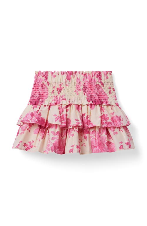 Janie And Jack The Hailey Smocked Skirt In Pink