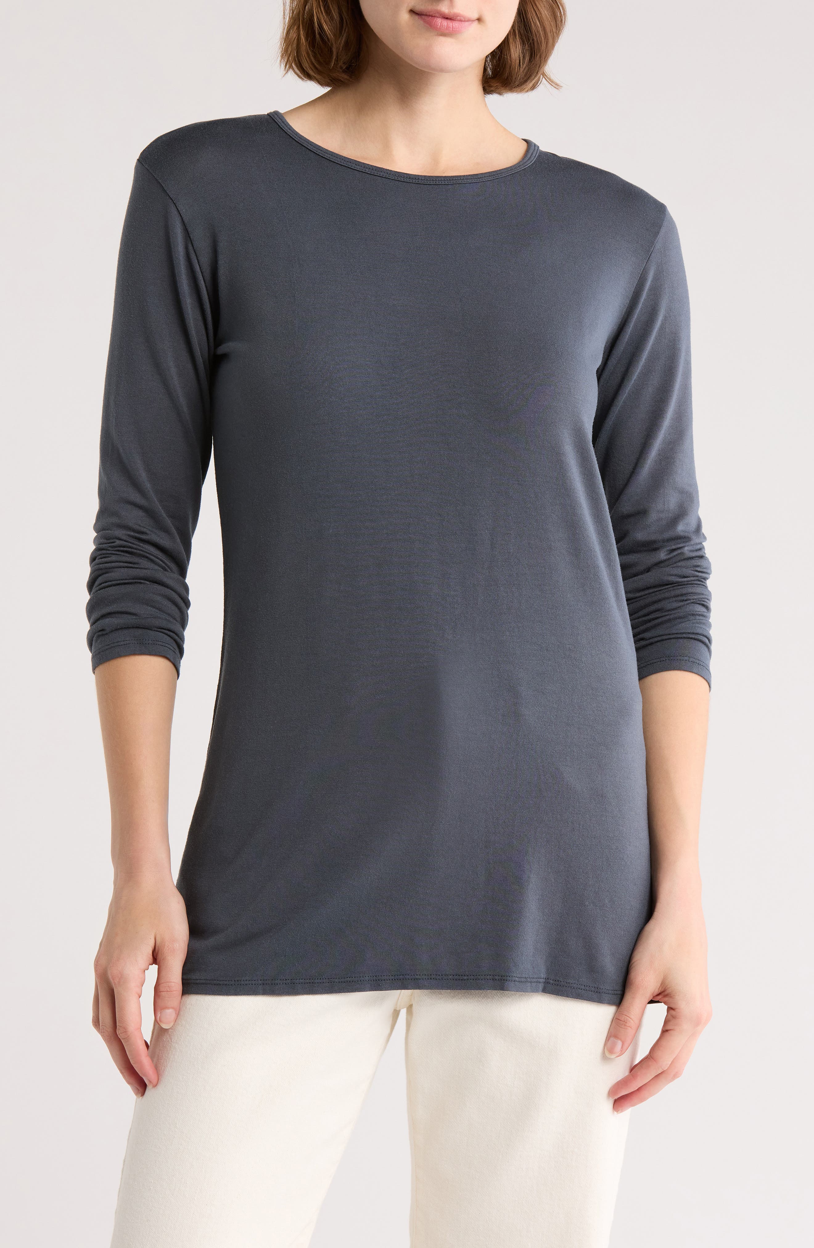 Basic Stretch Modal T-Shirt - image 3