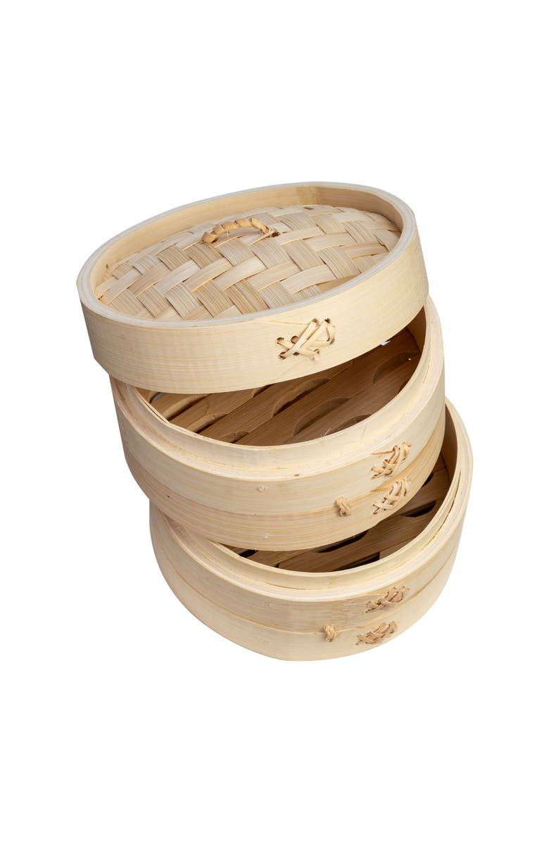 JOYCE CHEN 2-Tier Steamer Baskets, Alternate, color, Bamboo
