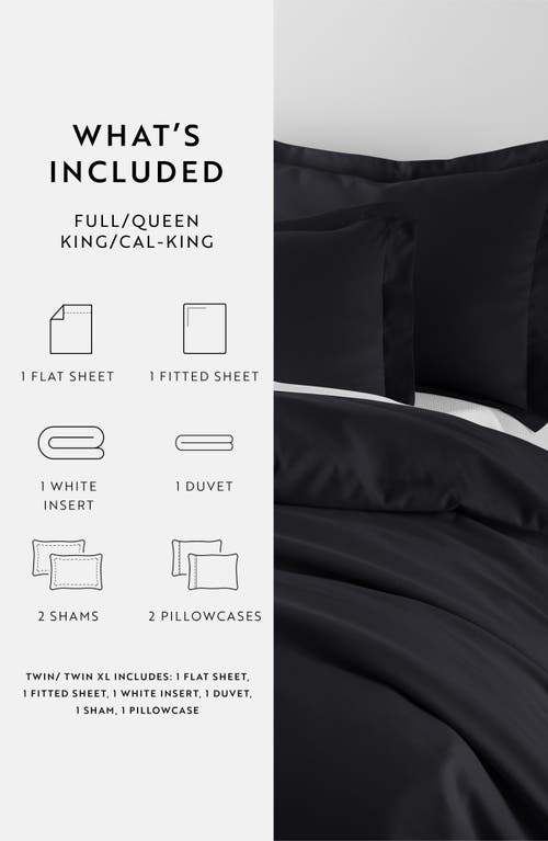 Homespun Bundle Duvet Set In Black