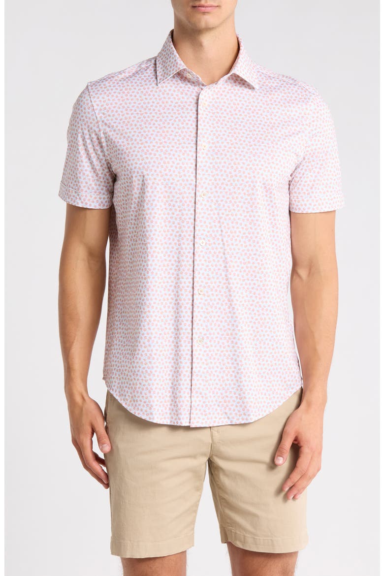 Bugatchi Short Sleeve Woven Shirt (Men)