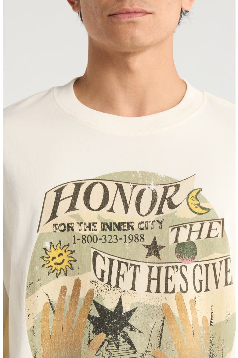 Gift He's Given Graphic Cotton T-Shirt, Alternate, color, WHITE