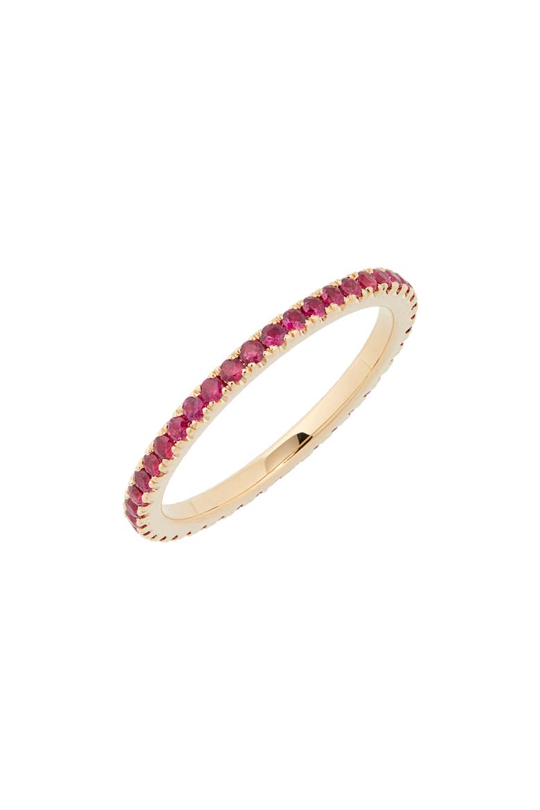 Stackable Ruby Ring, Alternate, color, YELLOW GOLD
