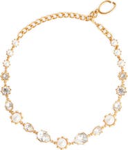 Oscar de la Renta Crystal Drop Earrings