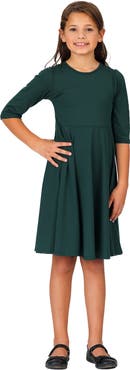 24sevenKid Knee Length Fit and Flare Comfortable Party Dress