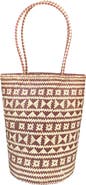 The Artisan & Company Palm Leaf Shopper Market Tote