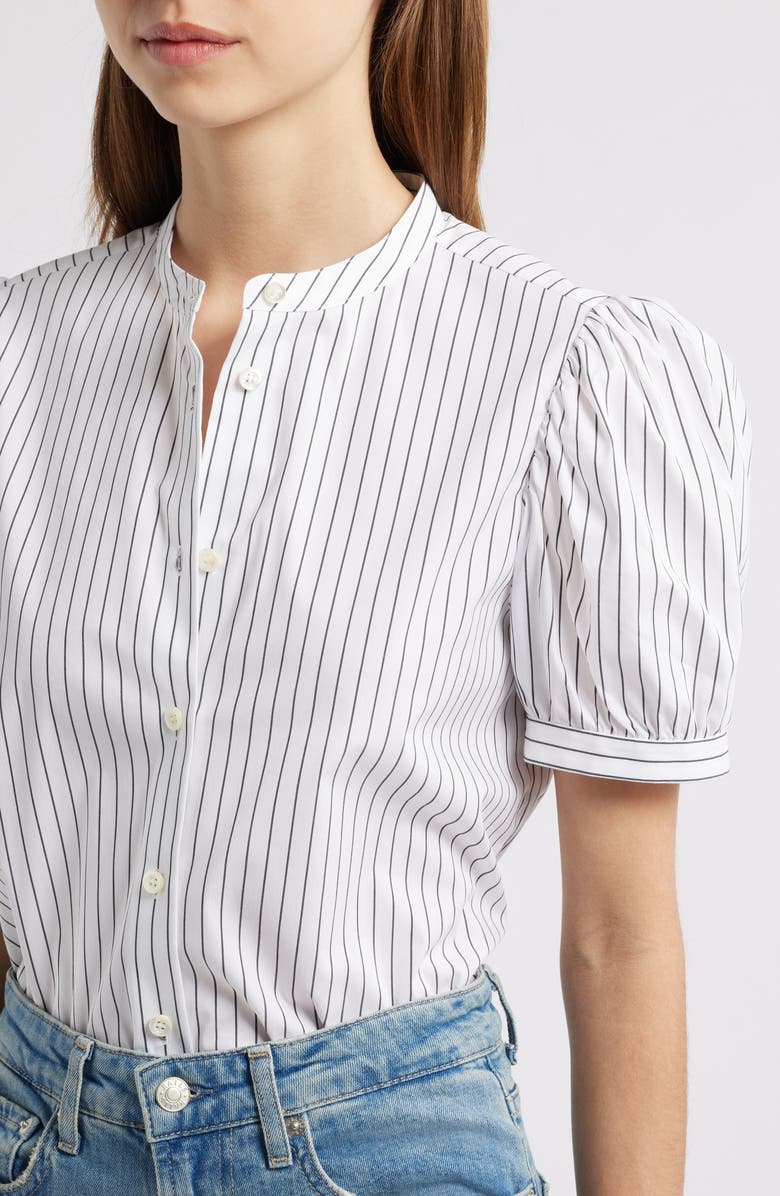 FRAME The Gathered Puff Sleeve Shirt, Alternate, color,