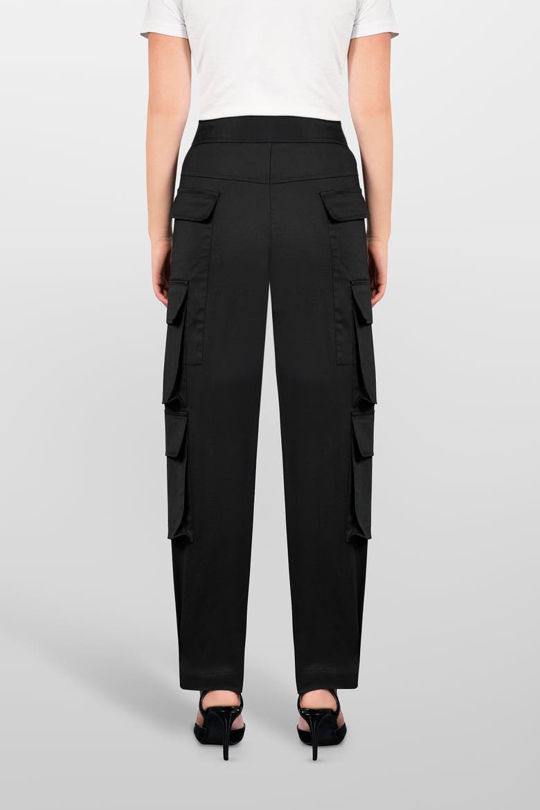 Cargo Cotton Pants, Alternate, color, Black