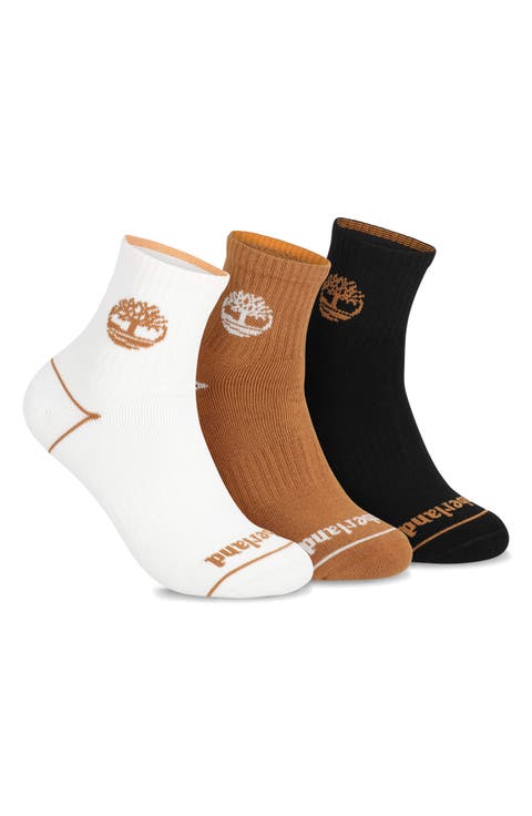 Assorted 3-Pack Logo Quarter Socks