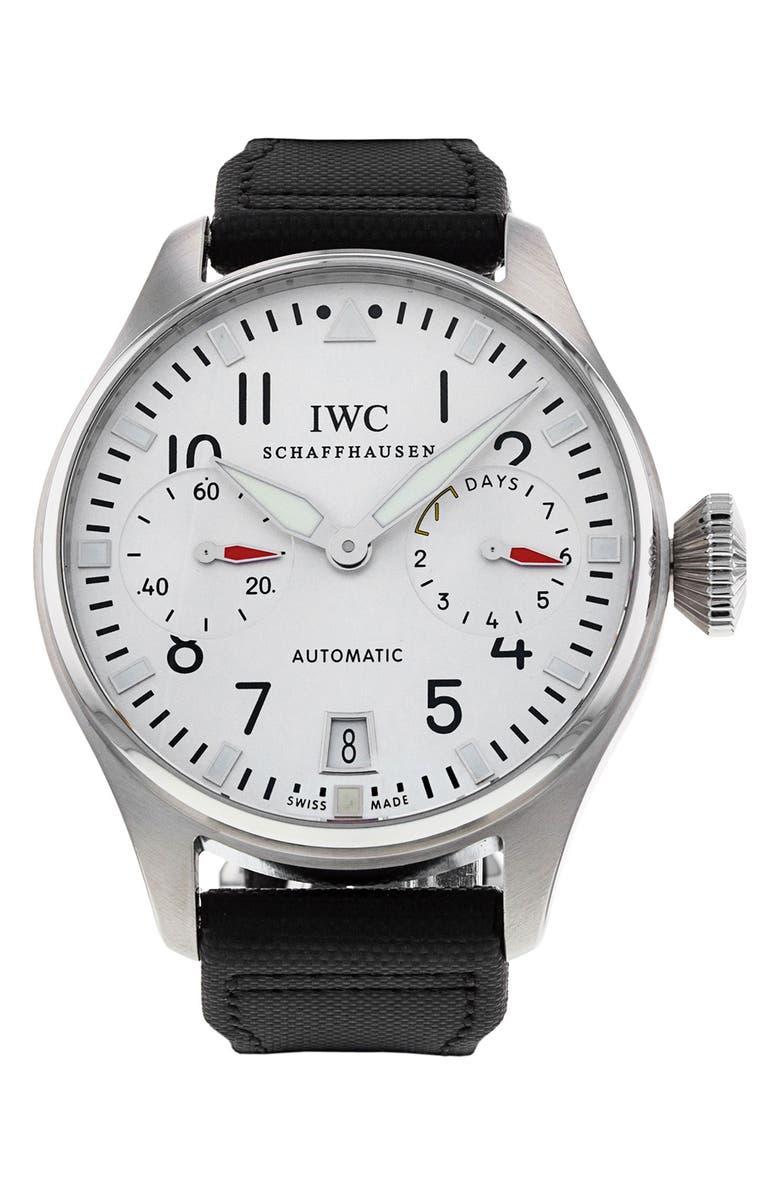 Watchfinder & Co. IWC Preowned 2012 Big Pilots Deutscher Fussball-Bund DFB Edition Automatic Watch, 46.2mm, Main, color, Silver/ White