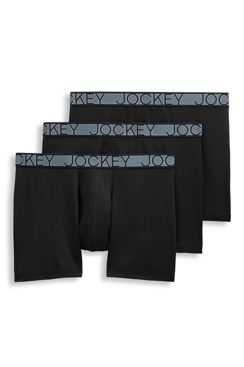 Men's Active Microfiber 5" Boxer Brief - 3 Pack