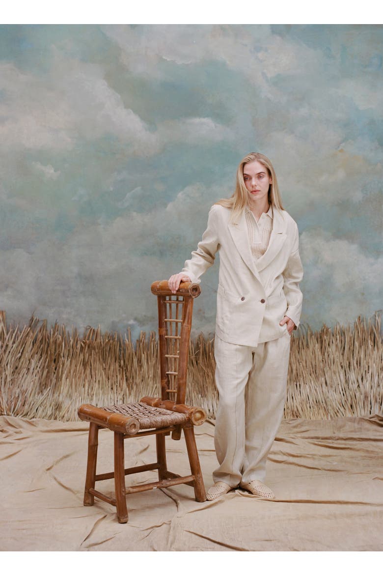 Easy-Going Pants, Alternate, color, Sand Linen