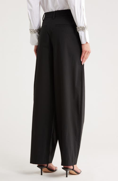 A.l.c . Ryder High Waist Stretch Cotton Bootcut Pants In Black