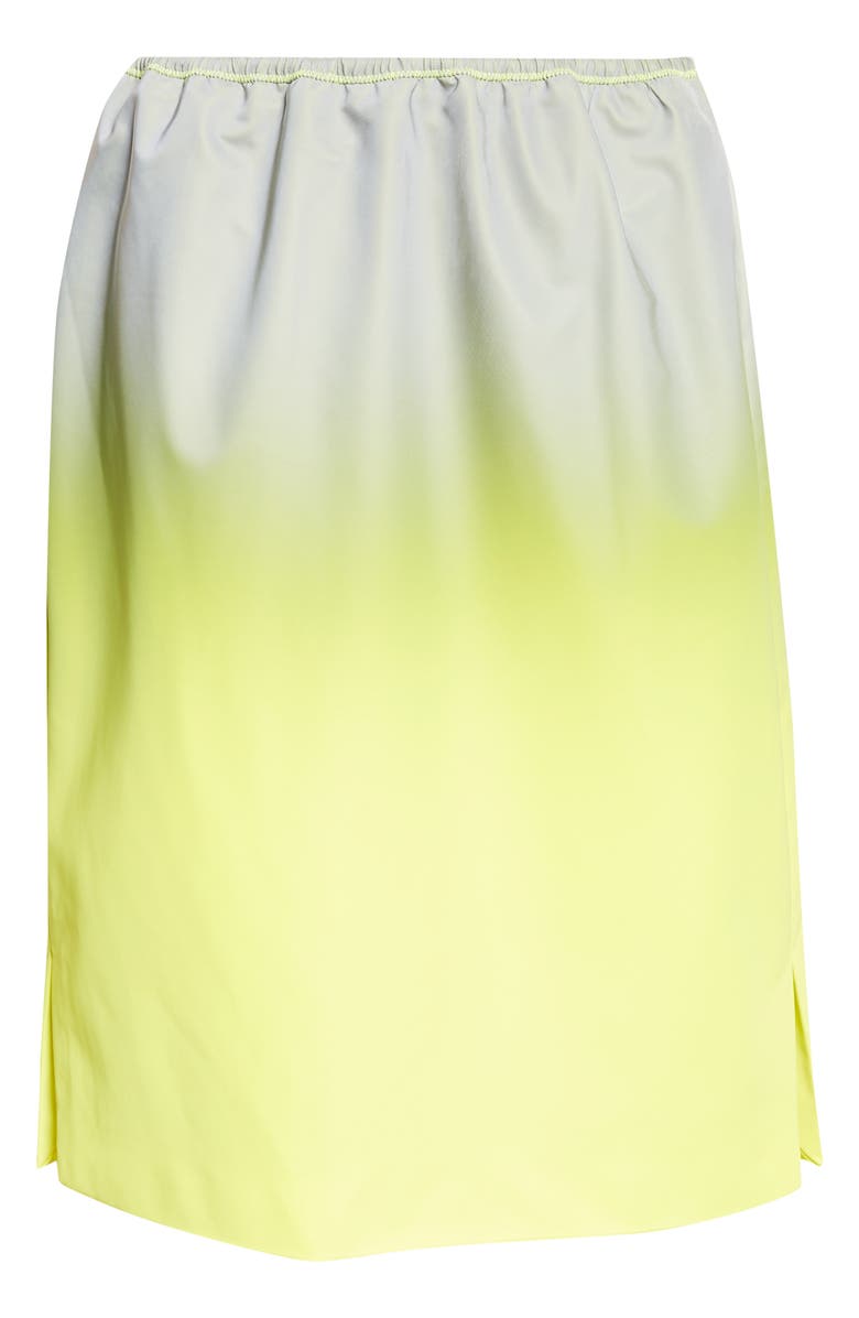 Alexander Wang Gradient Reflective Skirt, Main, color, Silver/ Yellow