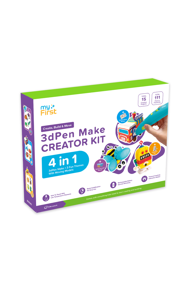 myFirst 3dPen Make Creator Kit Filaments For Kids, Main, color, Blue