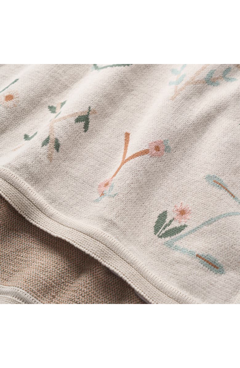 Elegant Baby Alphabet Cotton Knit Blanket, Alternate, color, Rainy Day