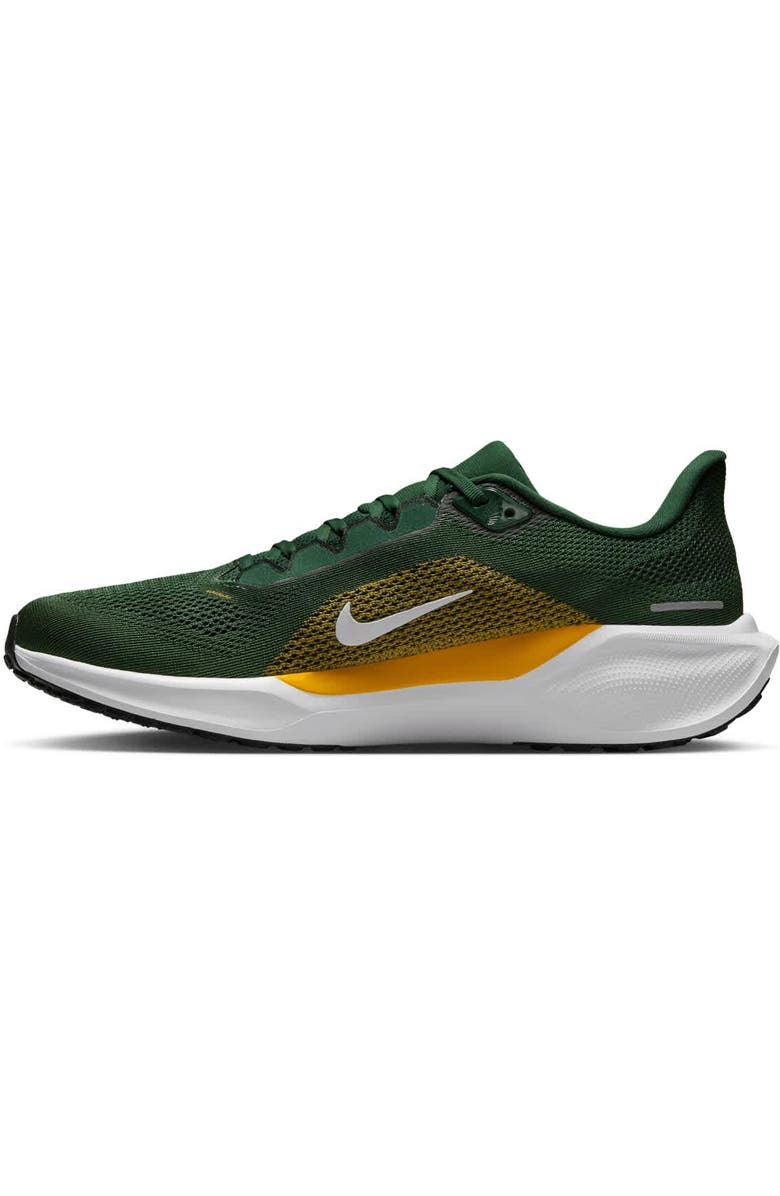 Nike Unisex Nike Green Green Bay Packers Air Zoom Pegasus 41 Sneakers, Alternate, color,