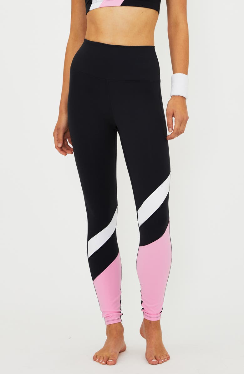 Beach Riot Rio Colorblock Leggings, Main, color, Prism Pink