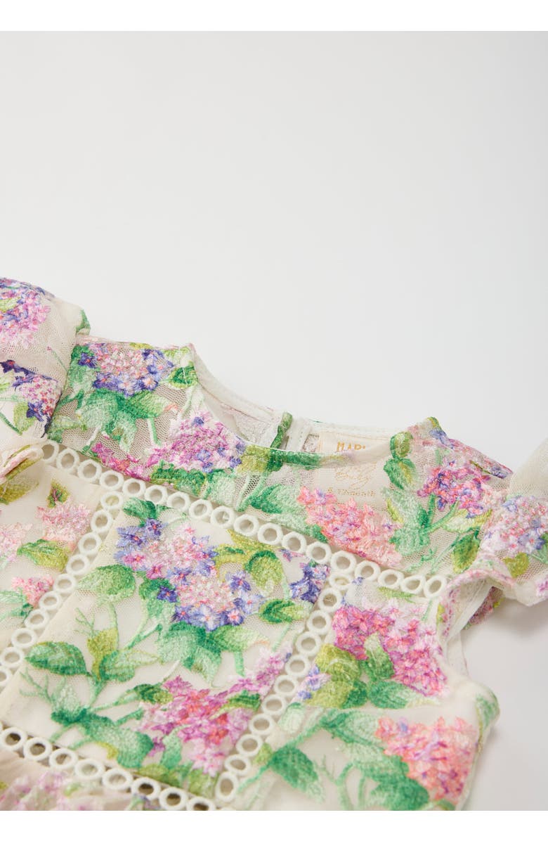 Marlo Kids Clementine Embroidered Mini Dress, Alternate, color, Floral