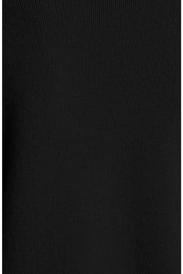 Essentials Cashmere Crop Sweater, Alternate, color, BLACK