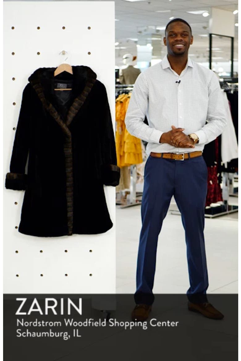 Hooded Faux Fur Walking Coat video