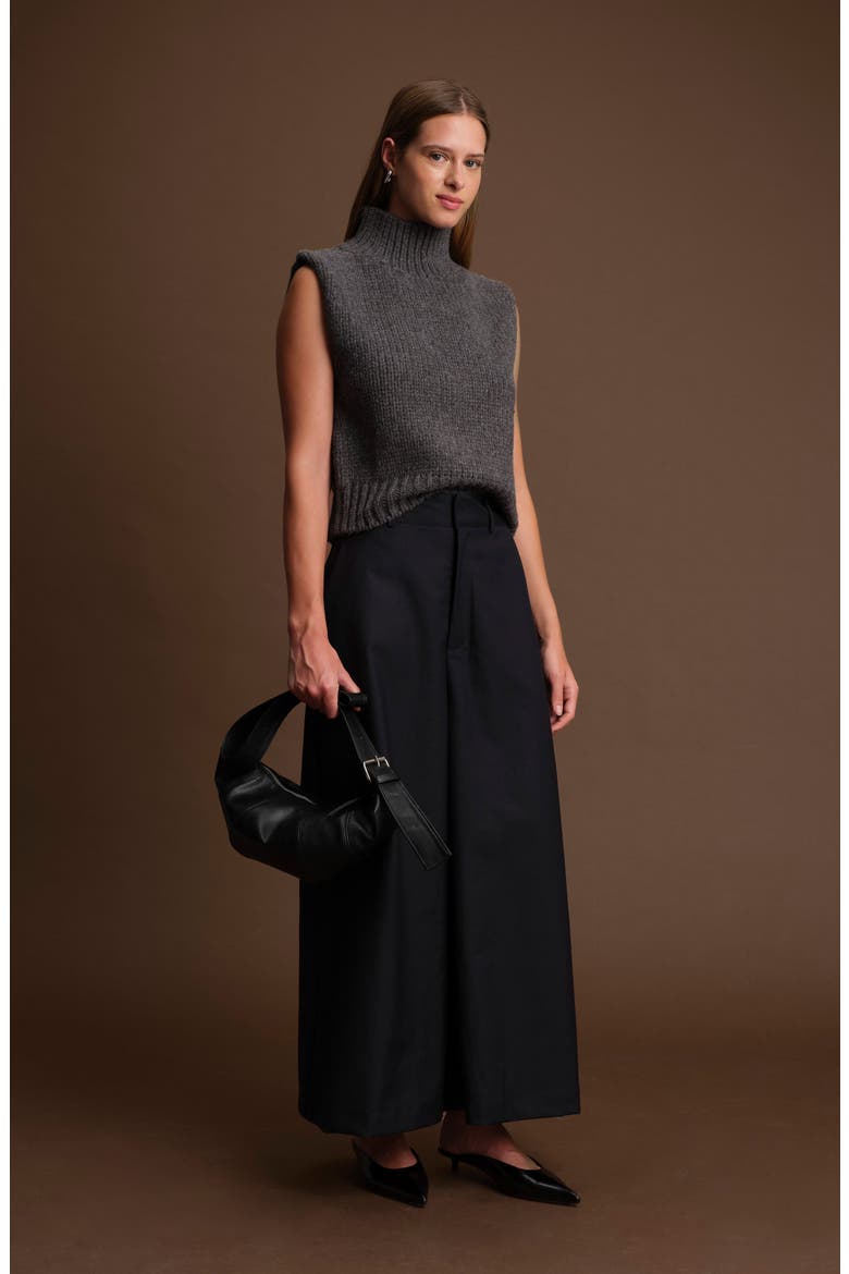 Martin Pleated Wide Leg Pants, Alternate, color, DARK BLUE