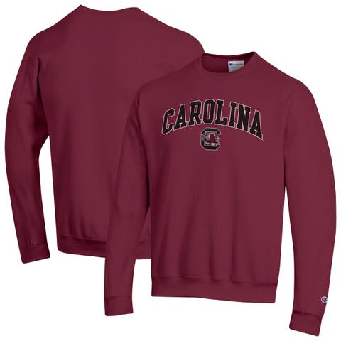 Men's Champion  Garnet South Carolina Gamecocks Arch Over Logo Pullover Sweatshirt