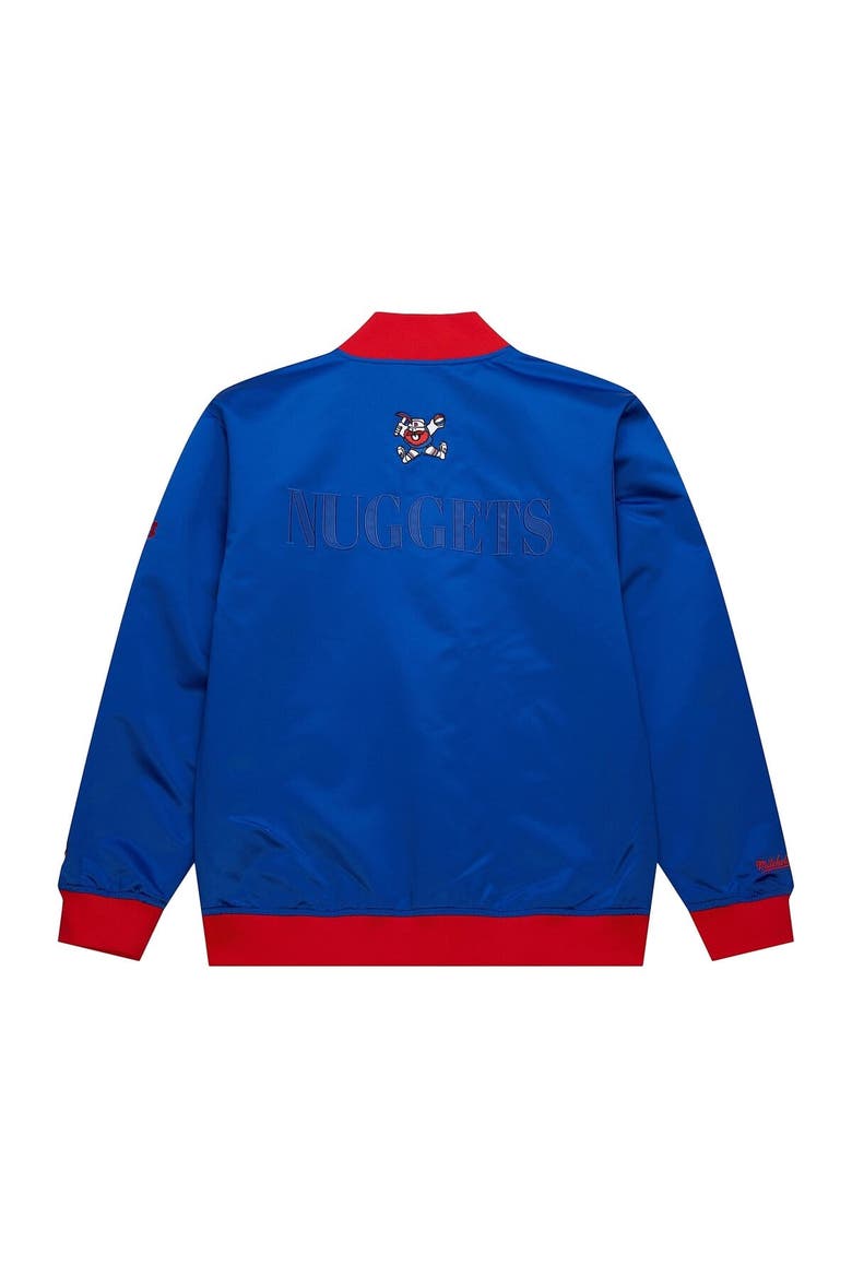 Men's Mitchell & Ness Royal Denver Nuggets Hardwood Classics Team OG 3.0 Lightweight Satin Full-Snap Jacket, Alternate, color, Royal
