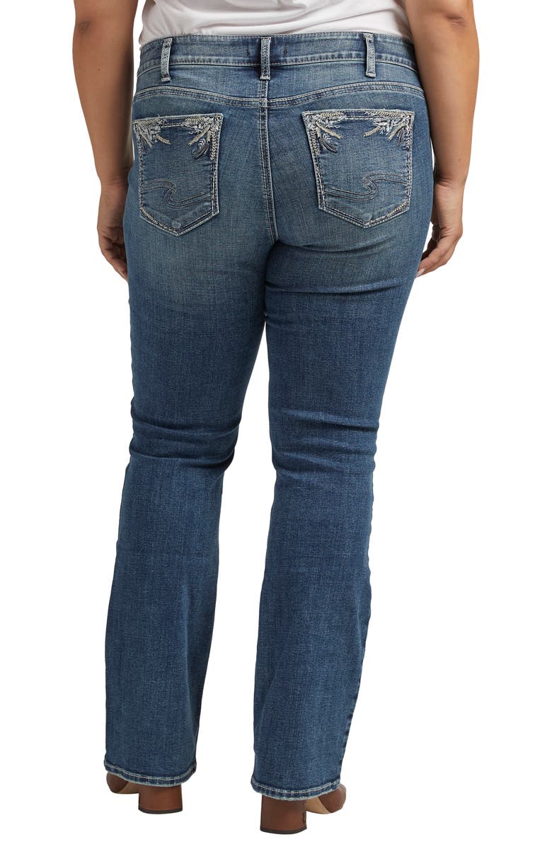 Silver Jeans Co. Elyse Mid Rise Slim Bootcut Jeans, Alternate, color, 