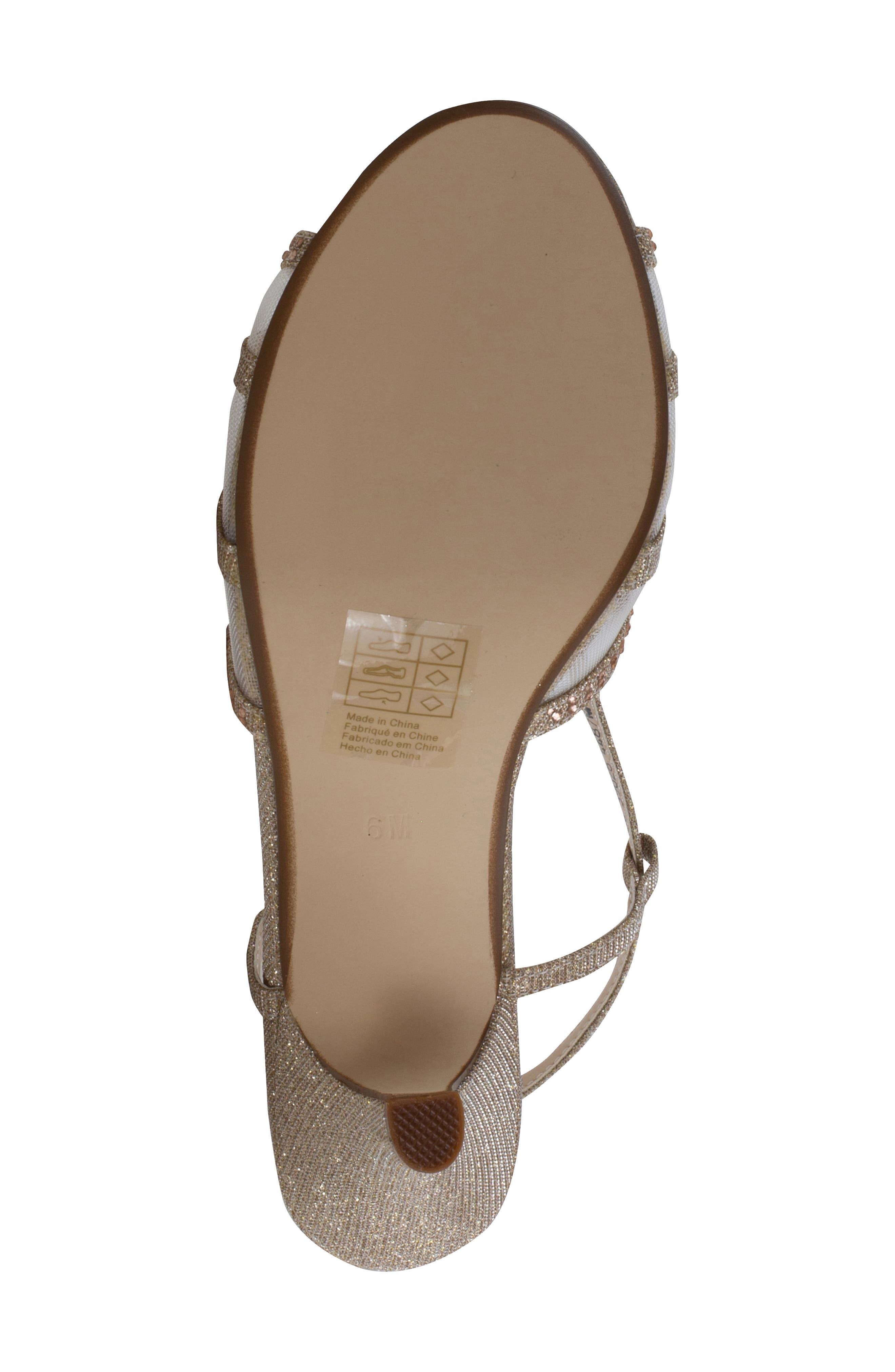 Clara Strappy Sandal, Alternate, color, CHAMPAGNE
