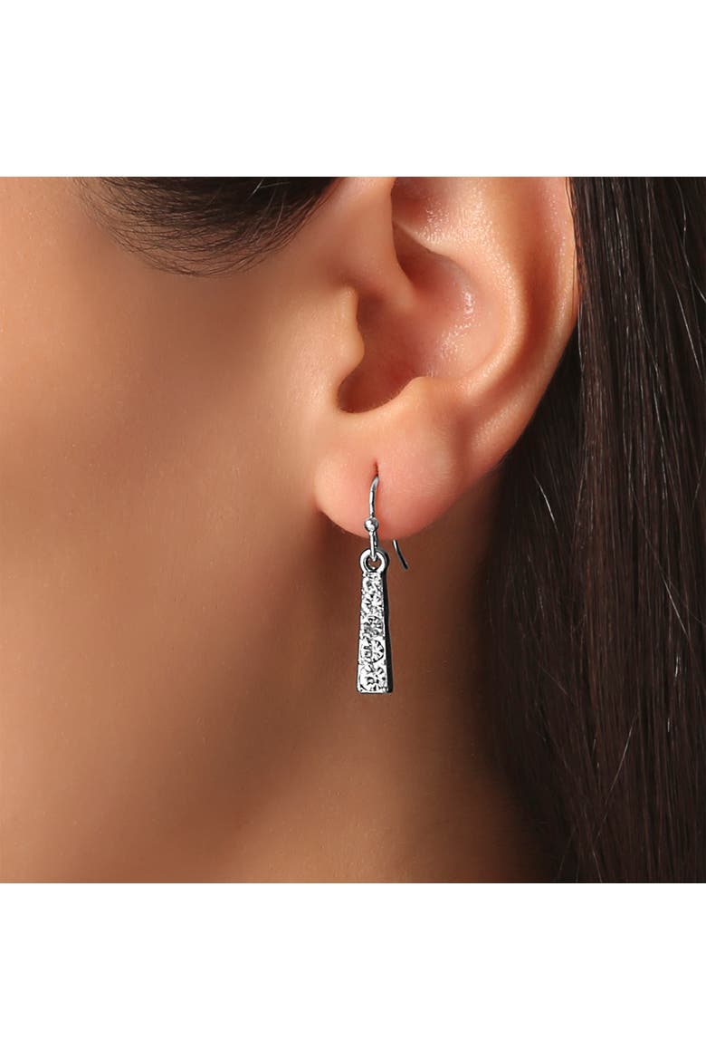 Silver-Plated Stitch Earrings Set - 6 Pairs, Alternate, color, Silver, blue