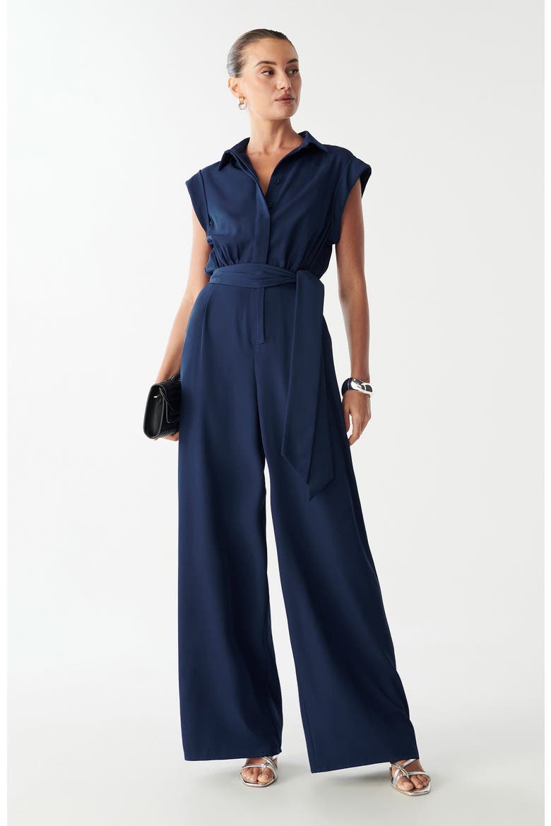 Kobe Jumpsuit, Alternate, color, Navy Blue