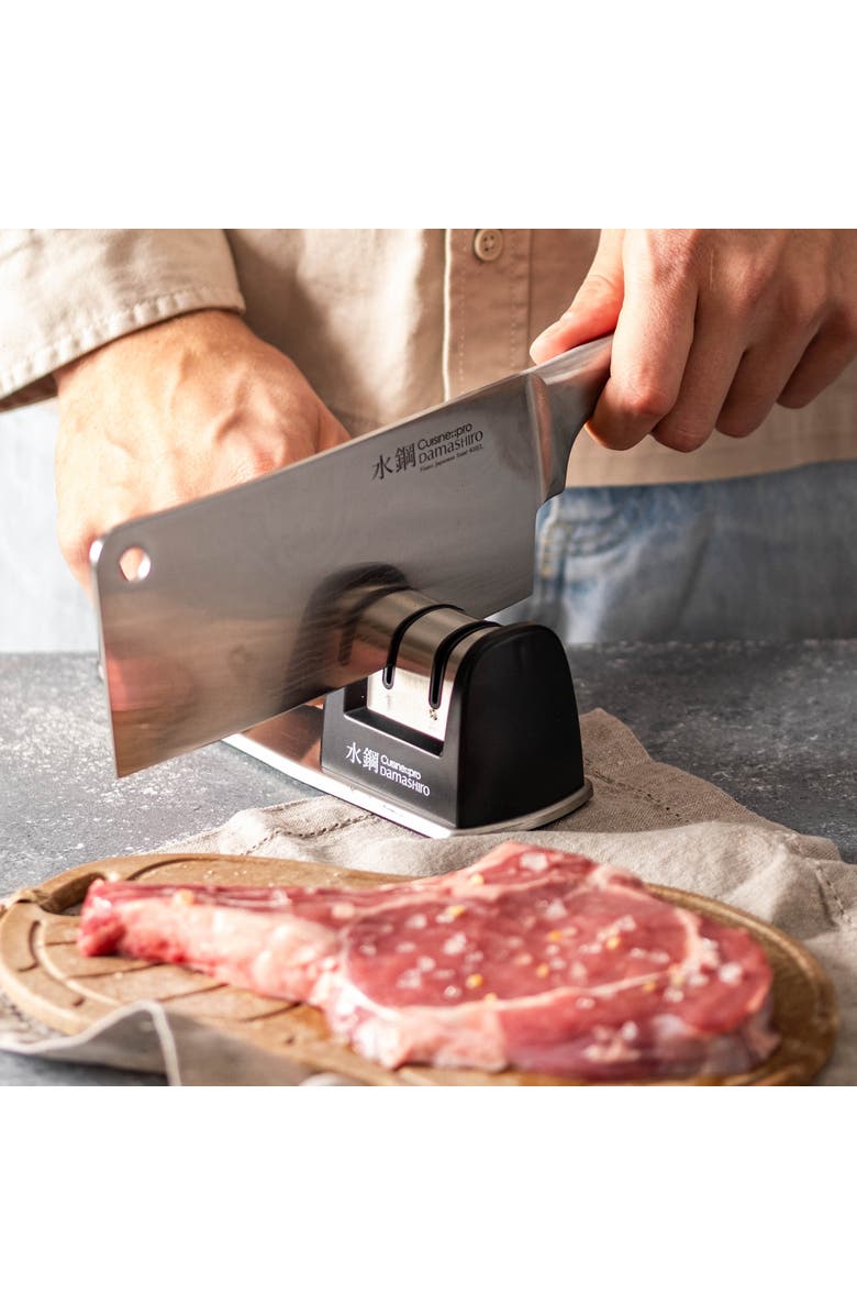 Cuisine::pro<sup>®</sup> Damashiro<sup>®</sup> 2-Step Knife Sharpener, Alternate, color, Black